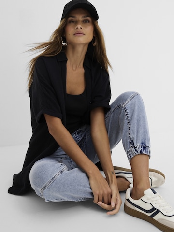 bonprix Loosefit Jeans in Blauw