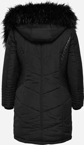 ONLY Carmakoma Winter Coat in Black