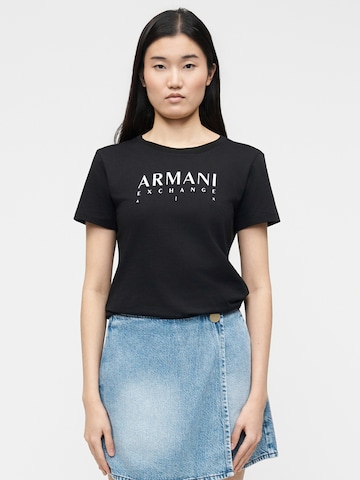ARMANI EXCHANGE T-Shirt in Schwarz: Vorderseite