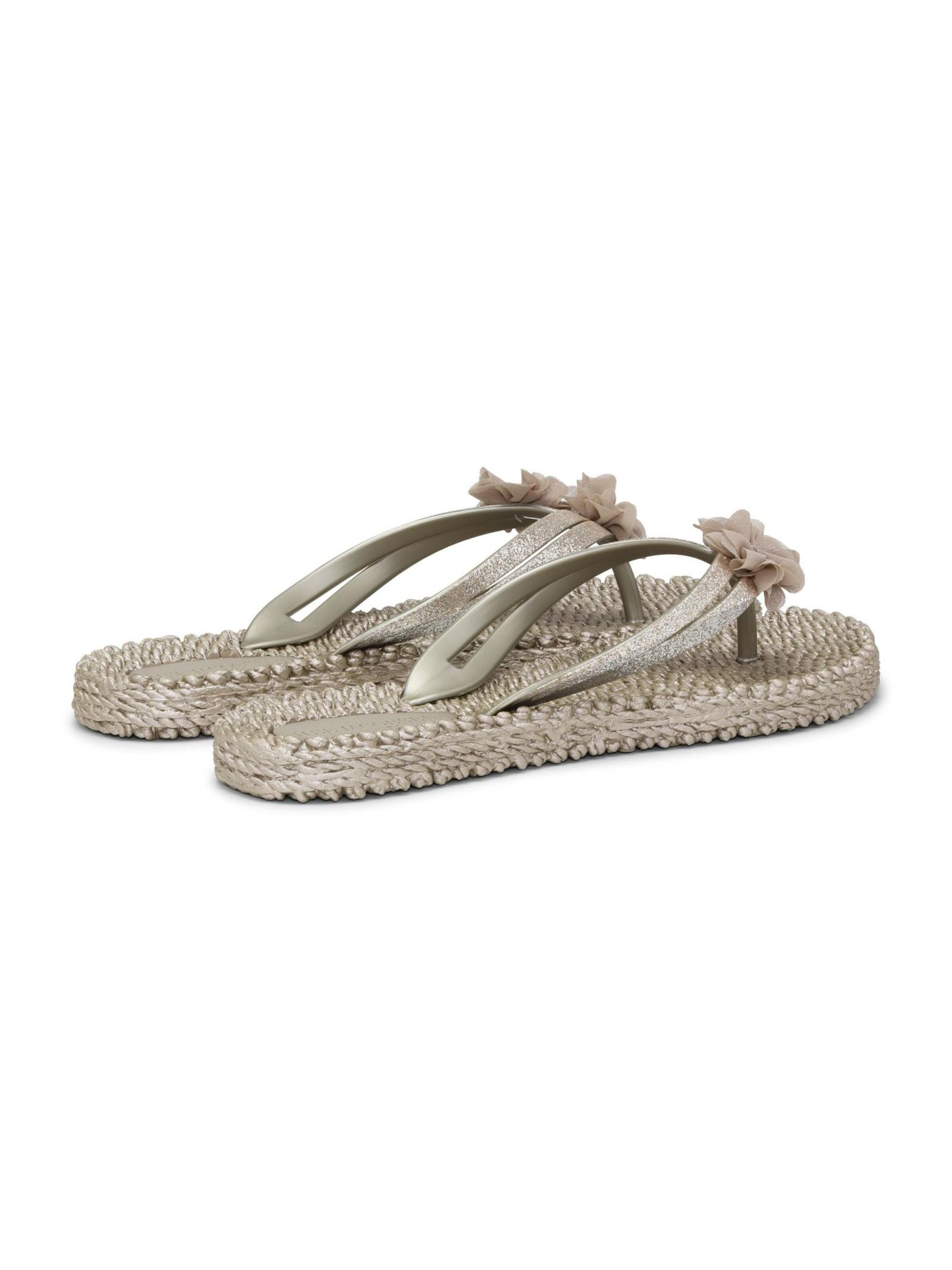 ILSE JACOBSEN T-bar sandals 'Cheerful18F' in Grey