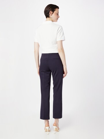 Part Two Regular Pleated Pants 'Ponta' in Blue