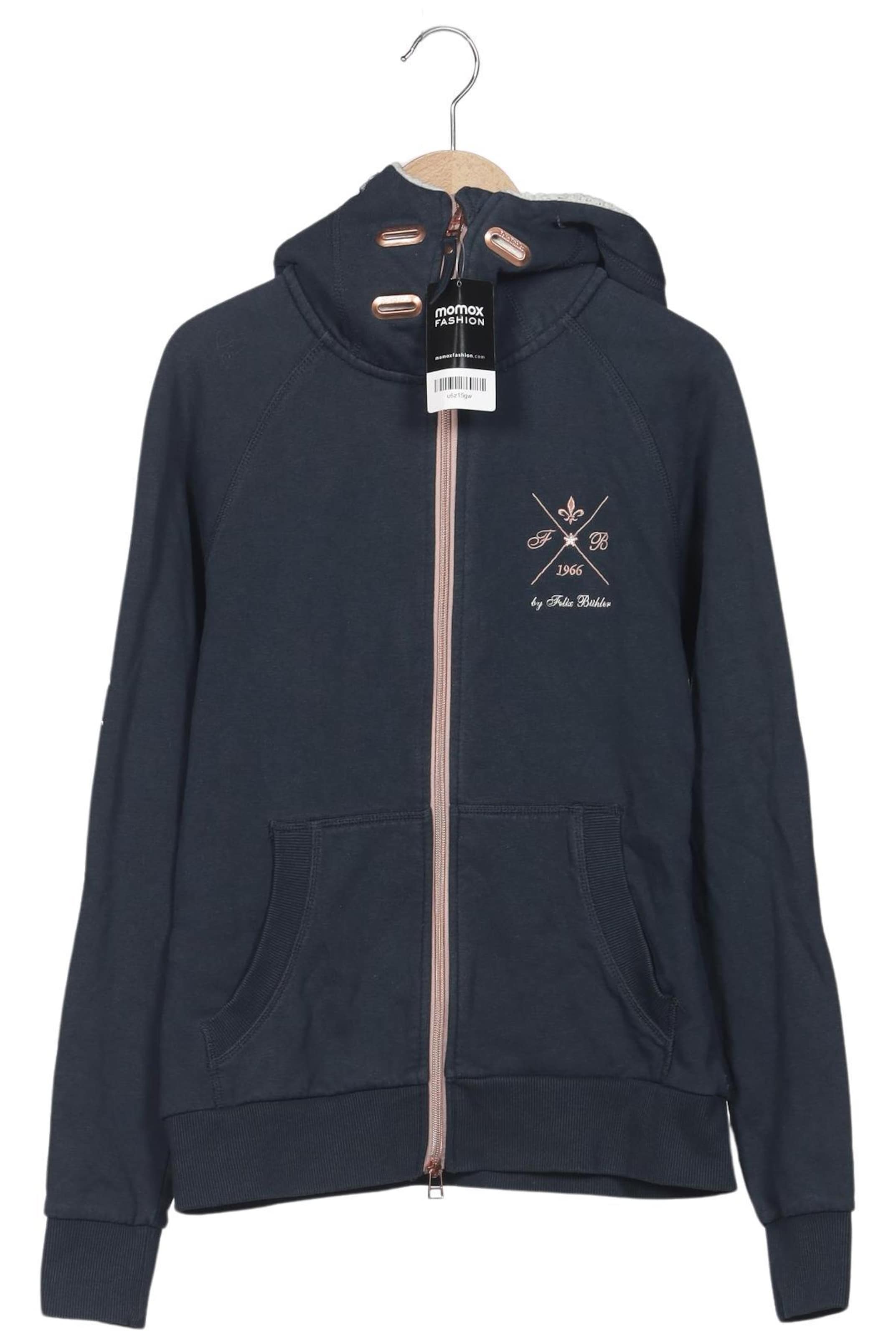 felix bühler Sweatshirt & Zip-Up Hoodie in S in Blue: front