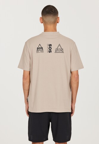 SOS Performance Shirt 'Dolomiti' in Beige