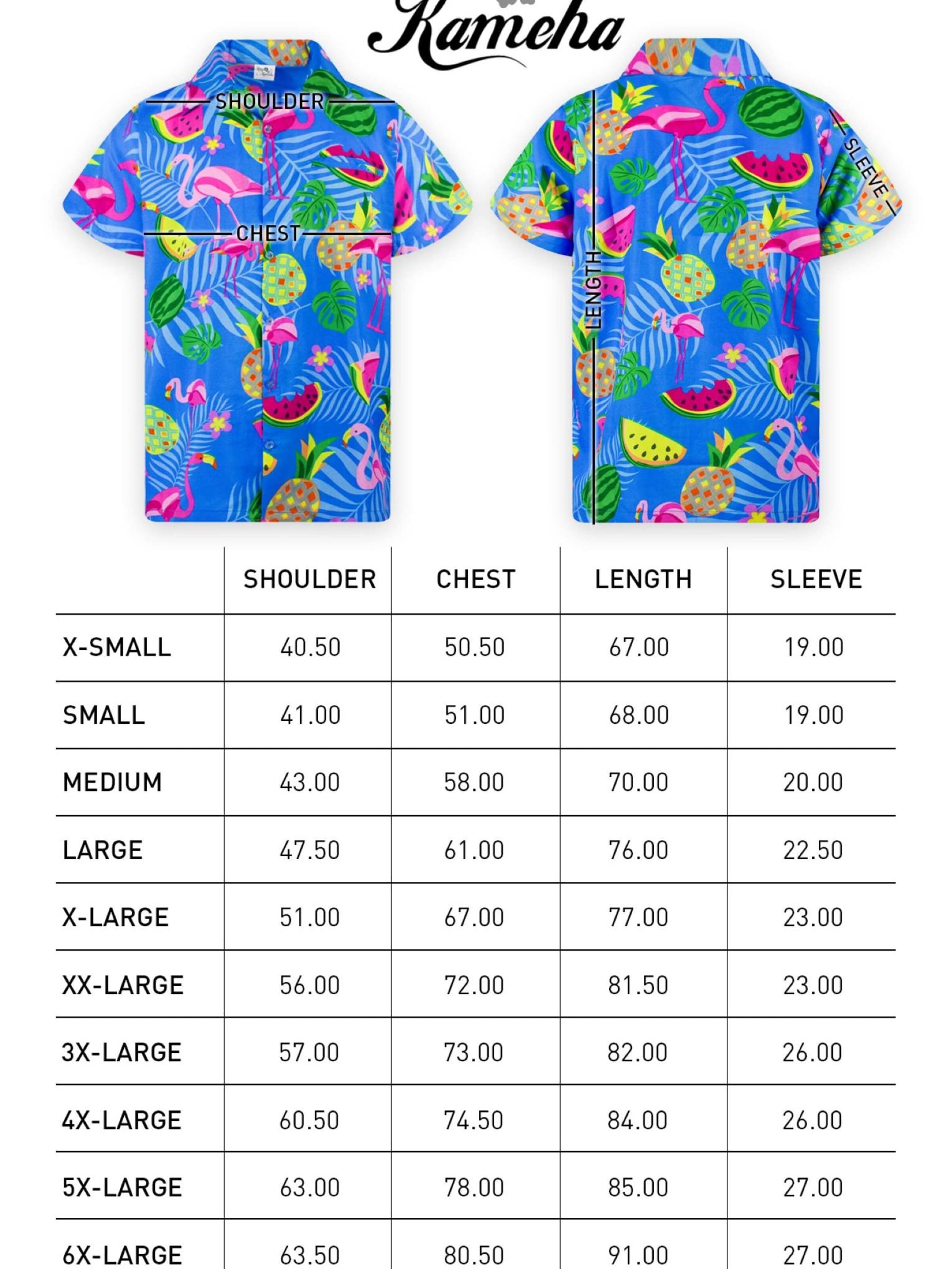 King Kameha Shirt 'Flamingo Melone' in Blauw