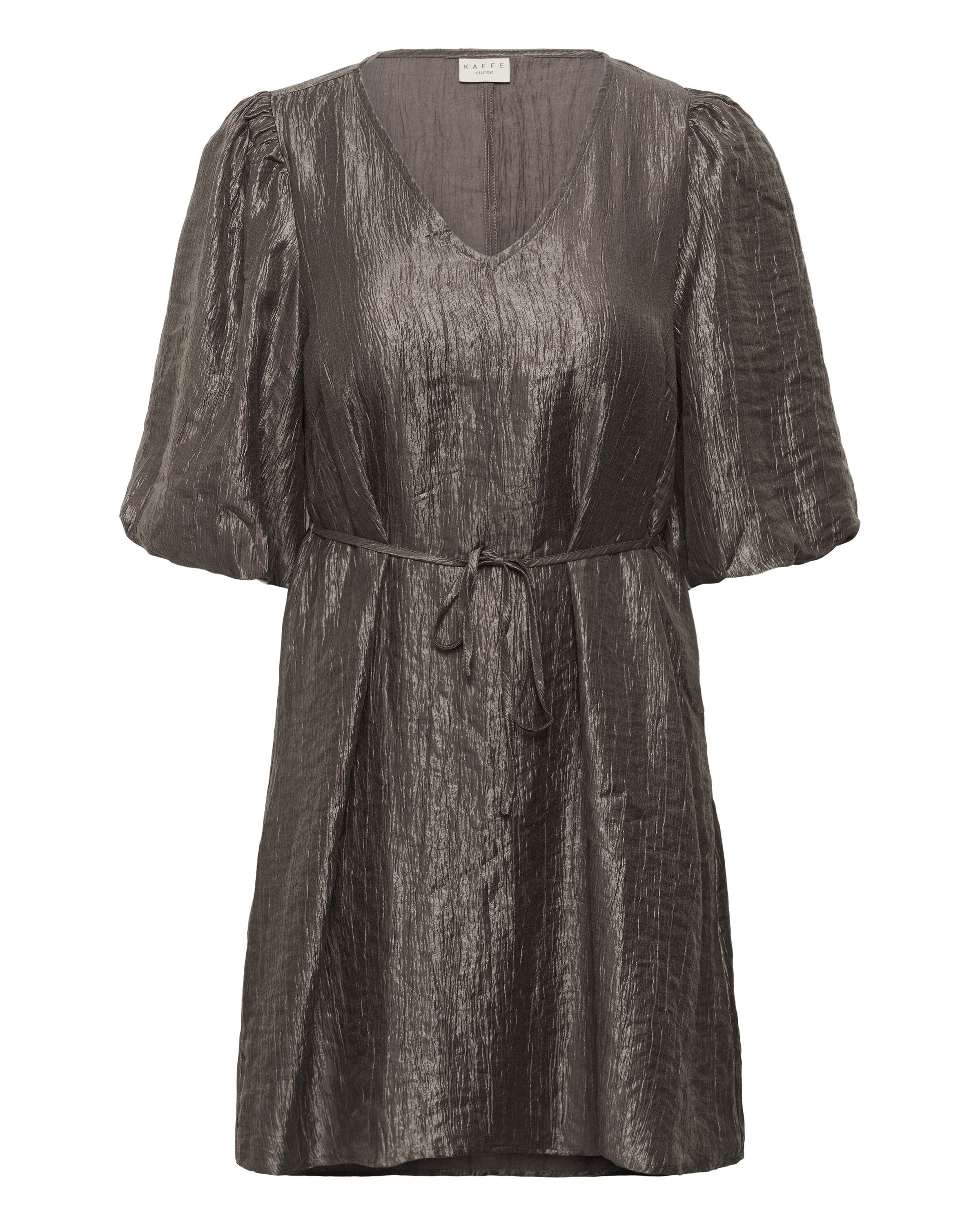 KAFFE CURVE Robe 'KCrizza' en moka, Vue avec produit
