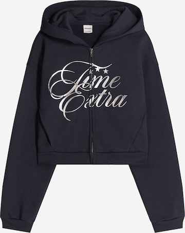 BershkaGornji dio trenirke - plava boja: prednji dio