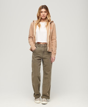 Superdry Sweatjacke 'Essential ' in Beige