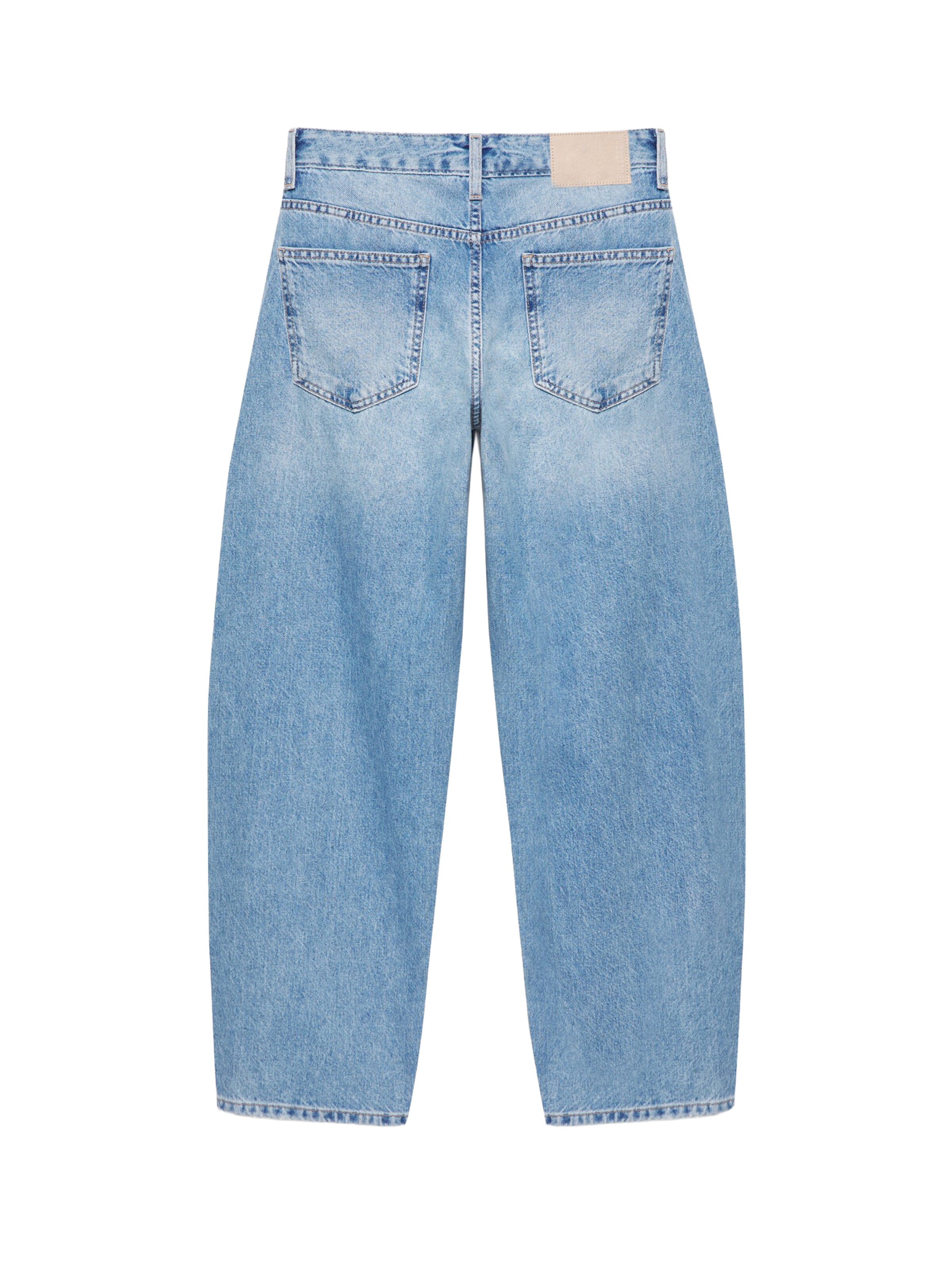 Pull&Bear Barrel Jeans in Blau