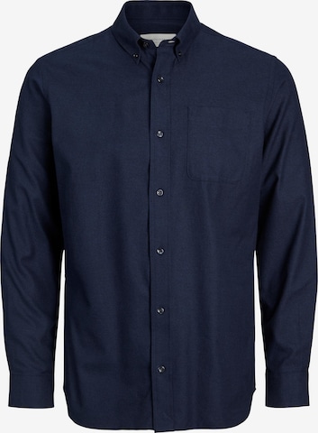 JACK & JONES Overhemd 'Brook Grindle' in Blauw: voorkant