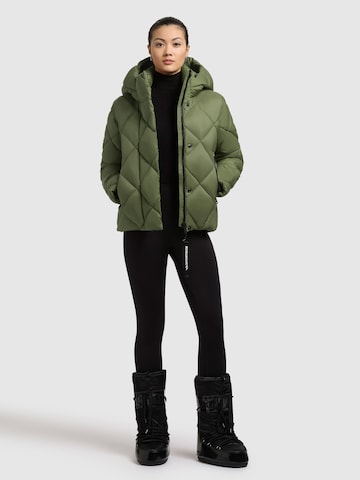 Veste d’hiver 'Lilian' khujo en vert