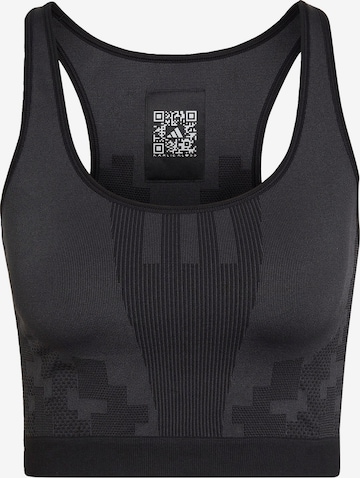 ADIDAS PERFORMANCE Sports Top 'Karlie Kloss' in Black: front