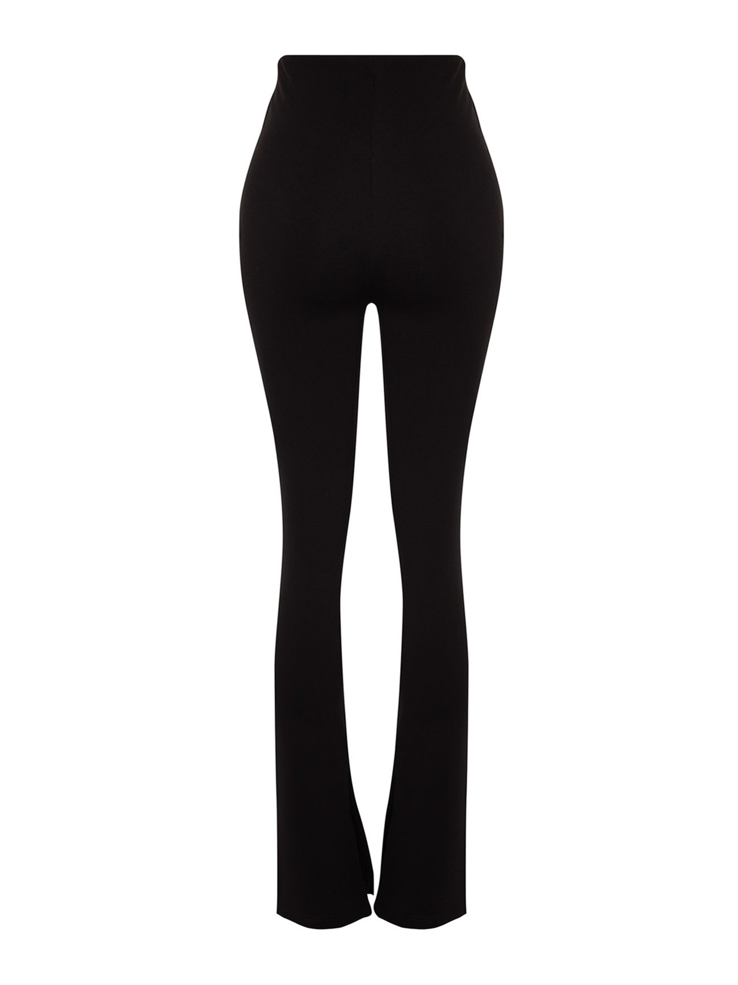 Trendyol Flared Nadrág - fekete