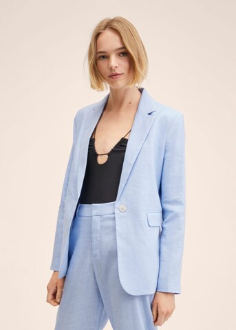 Blazer 'Boreli' MANGO en bleu : devant