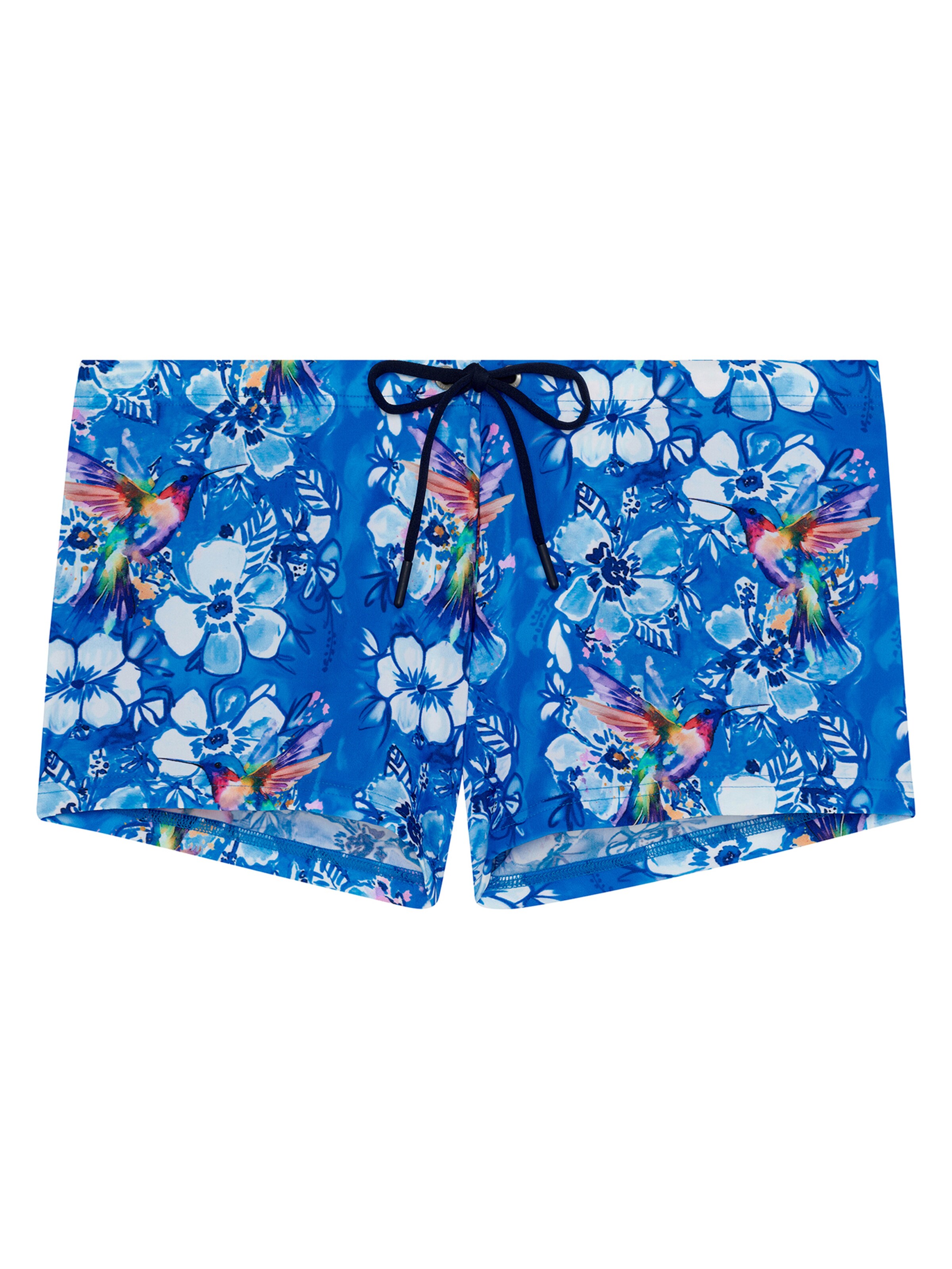 HOM Bathing trunks &#x27;Colibris&#x27; in Blue: front