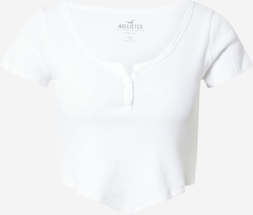 balts HOLLISTER T-Krekls: no priekšpuses