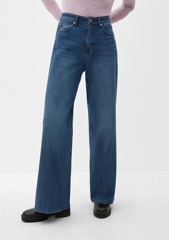 s.Oliver Wide leg Jeans in Blue: front