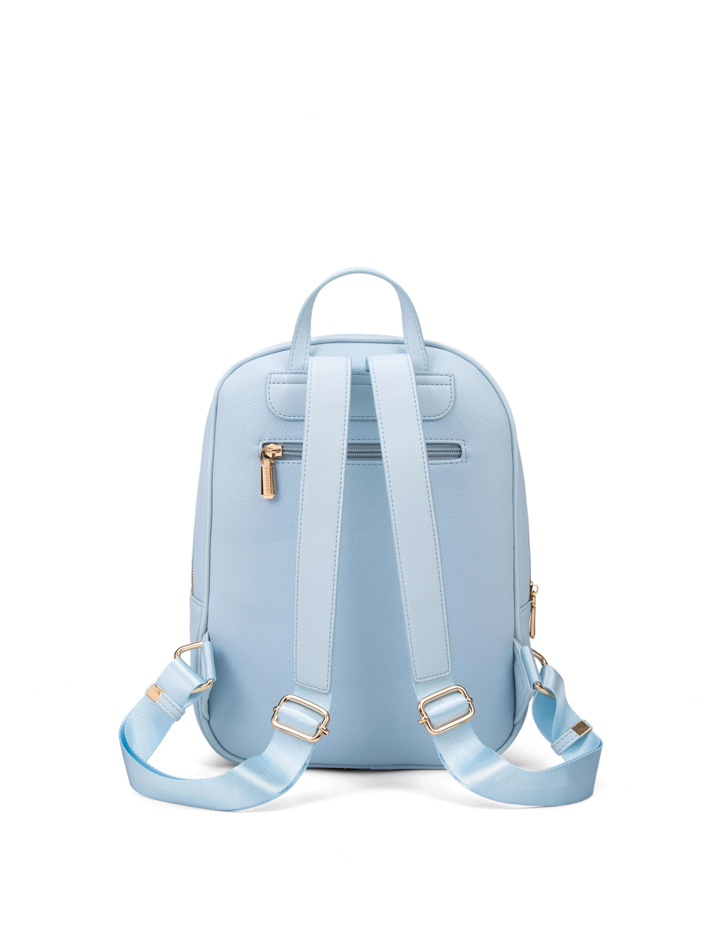 Zaino 'Zaino Donna Vegan Leather con Zip e Tasche - Diana & Co Firenze' di Diana&Co. in blu