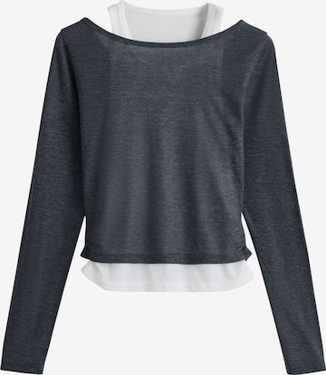 Next - Camiseta en gris: frente