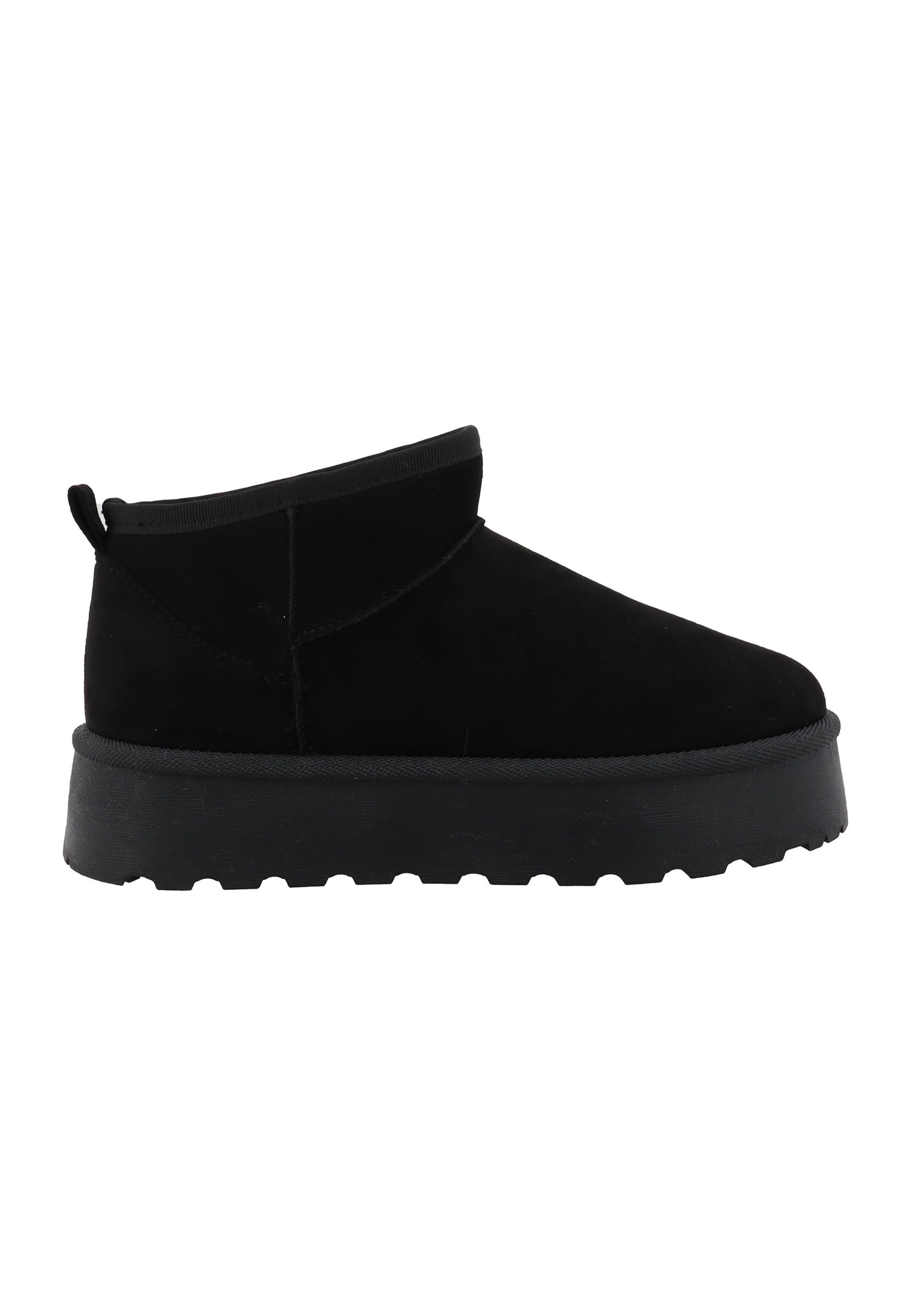 Botine de la TOM TAILOR pe negru: față
