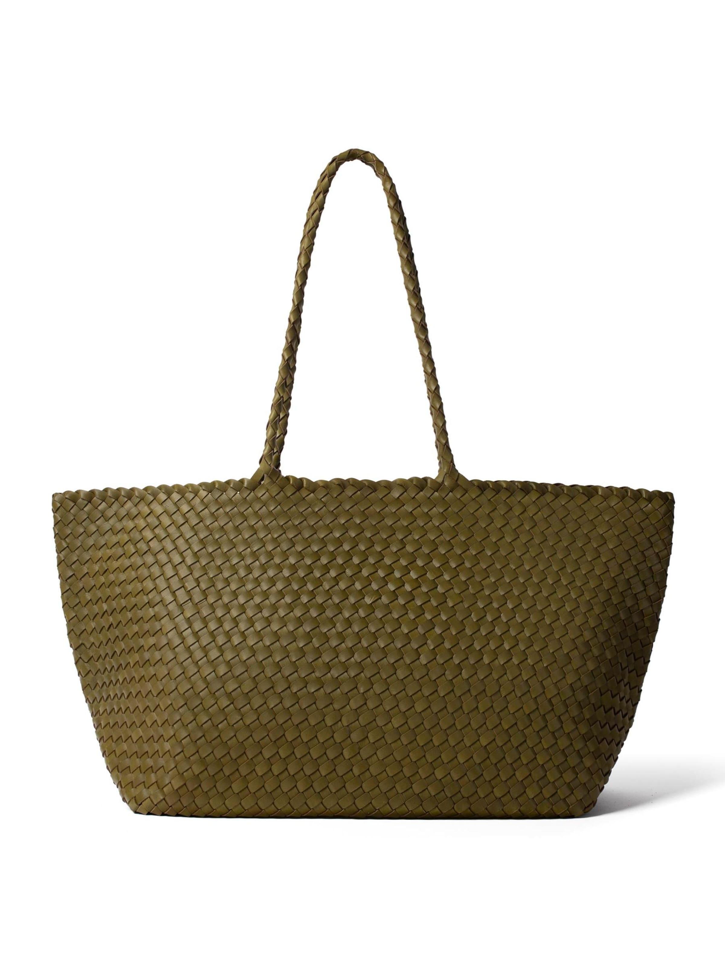 L37 HANDMADE SHOES Shopper 'SUMMER AFFAIR' i grøn: forside