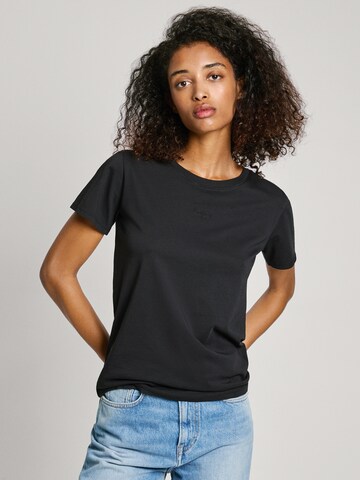 T-shirt 'Lolly' Pepe Jeans en noir : devant