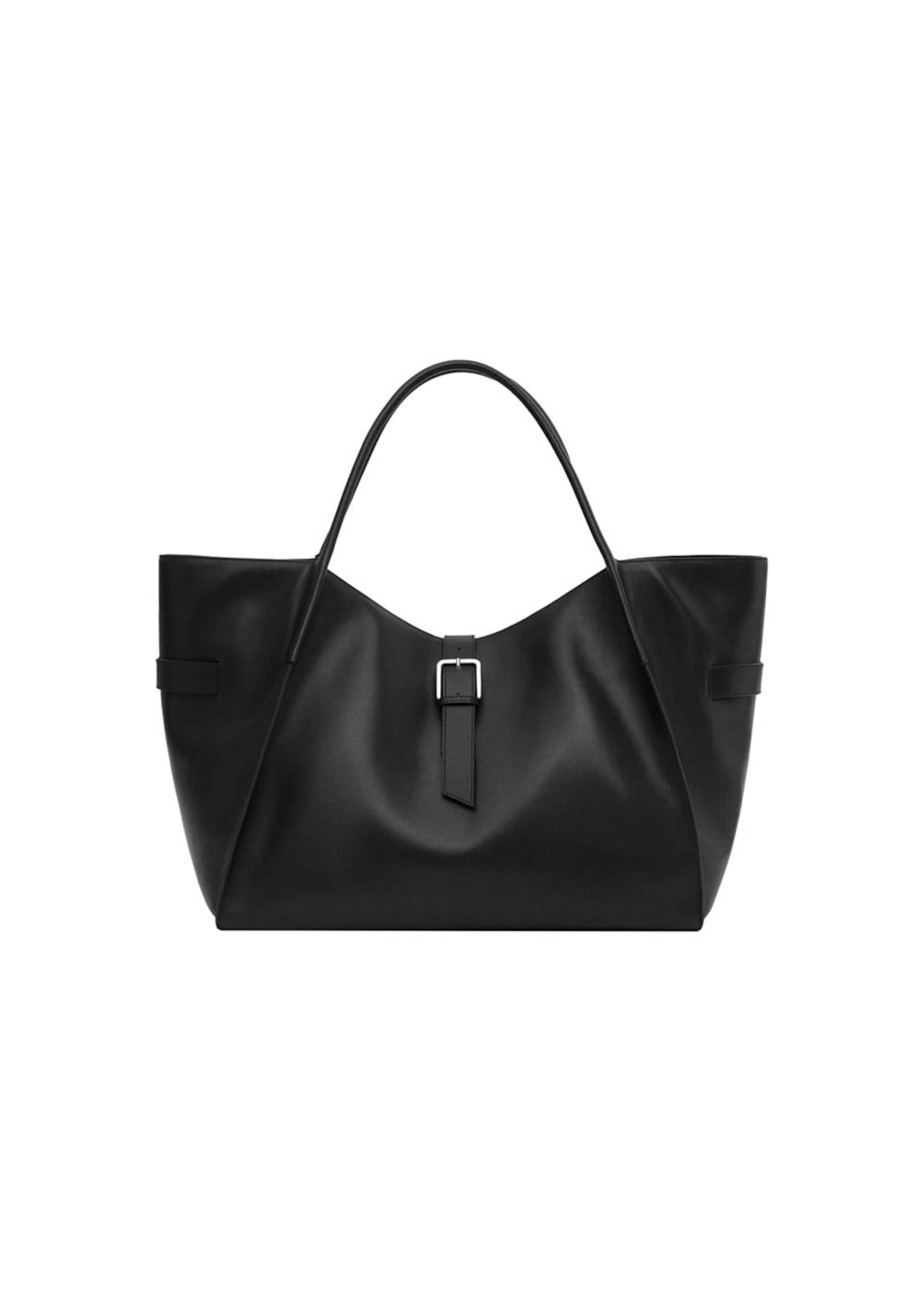 MANGO Shopper 'G-Nathan' in Schwarz: Vorderseite