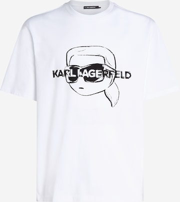 Karl Lagerfeld - Camisa em branco: frente