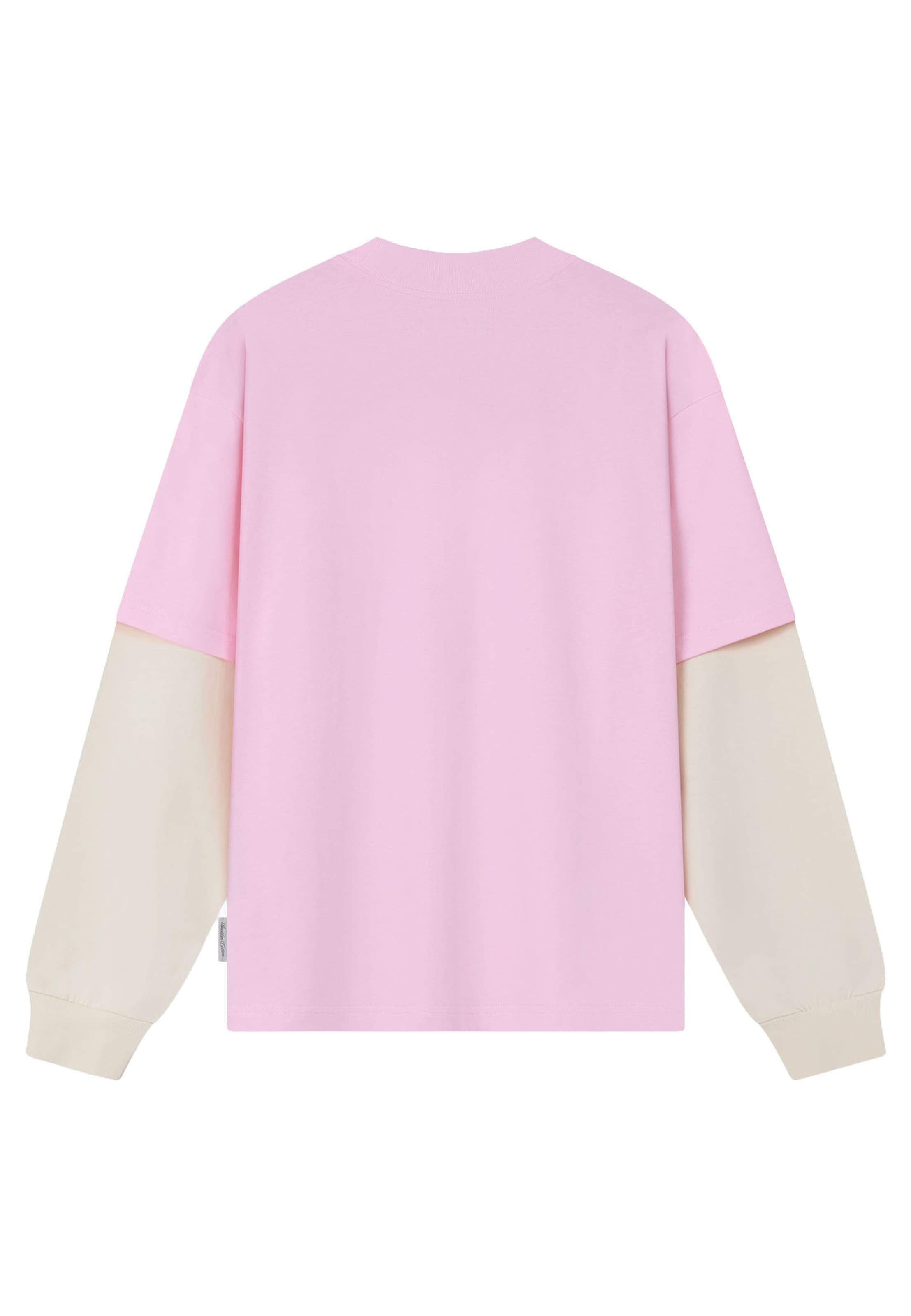 T-shirt 'Greeting' Another Cotton Lab en rose