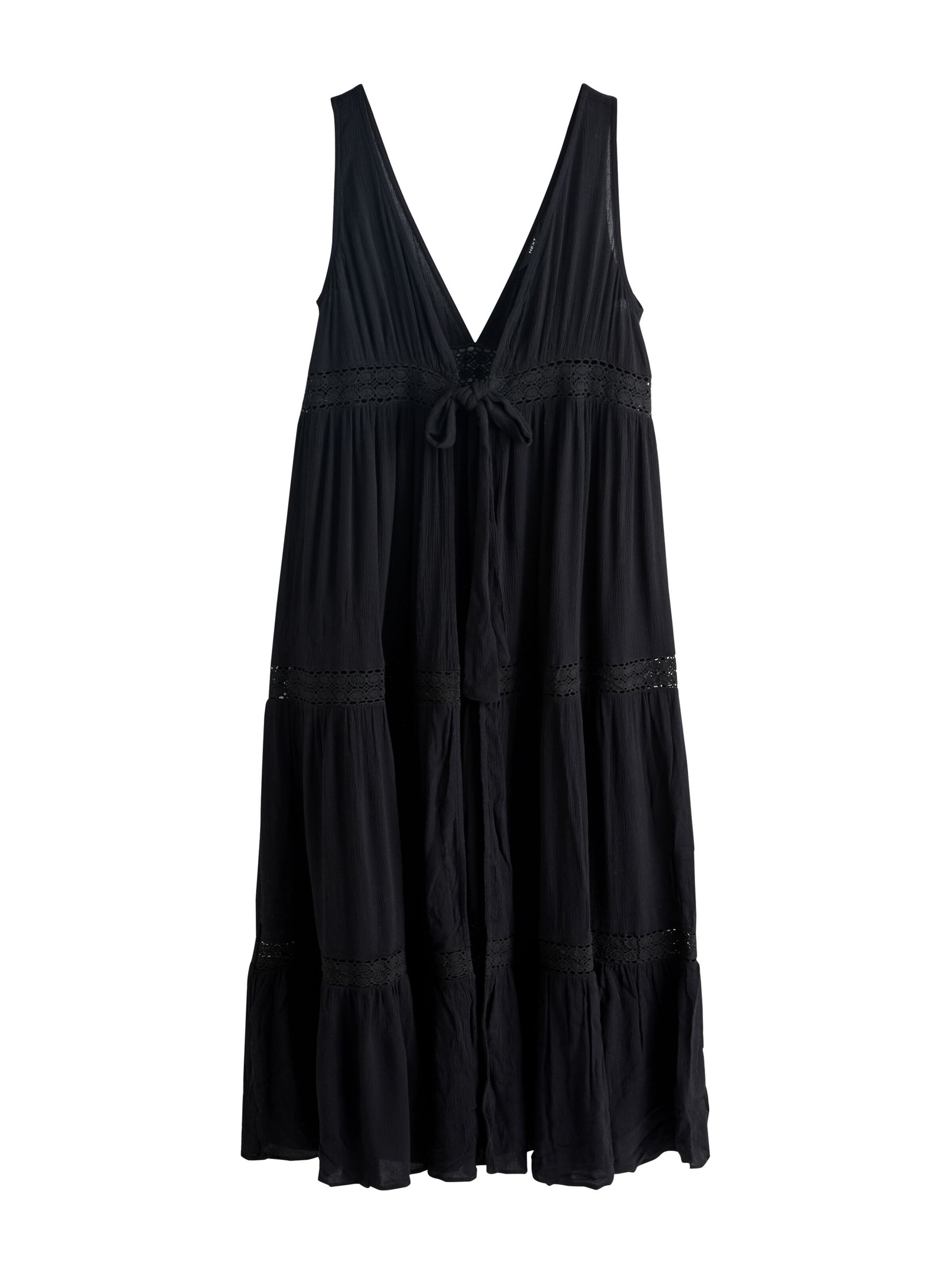 Next Beach dress in Black: front