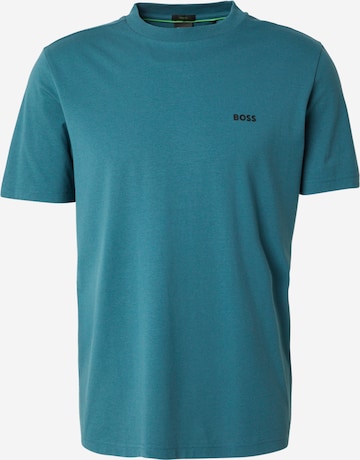 BOSS T-Shirt in Grün: Vorderseite