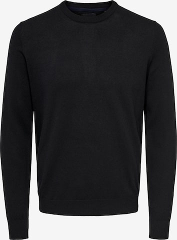 Only & Sons Sweater 'Rex' in Black: front