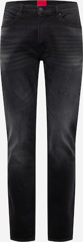 Jeans '734' di HUGO in nero: frontale