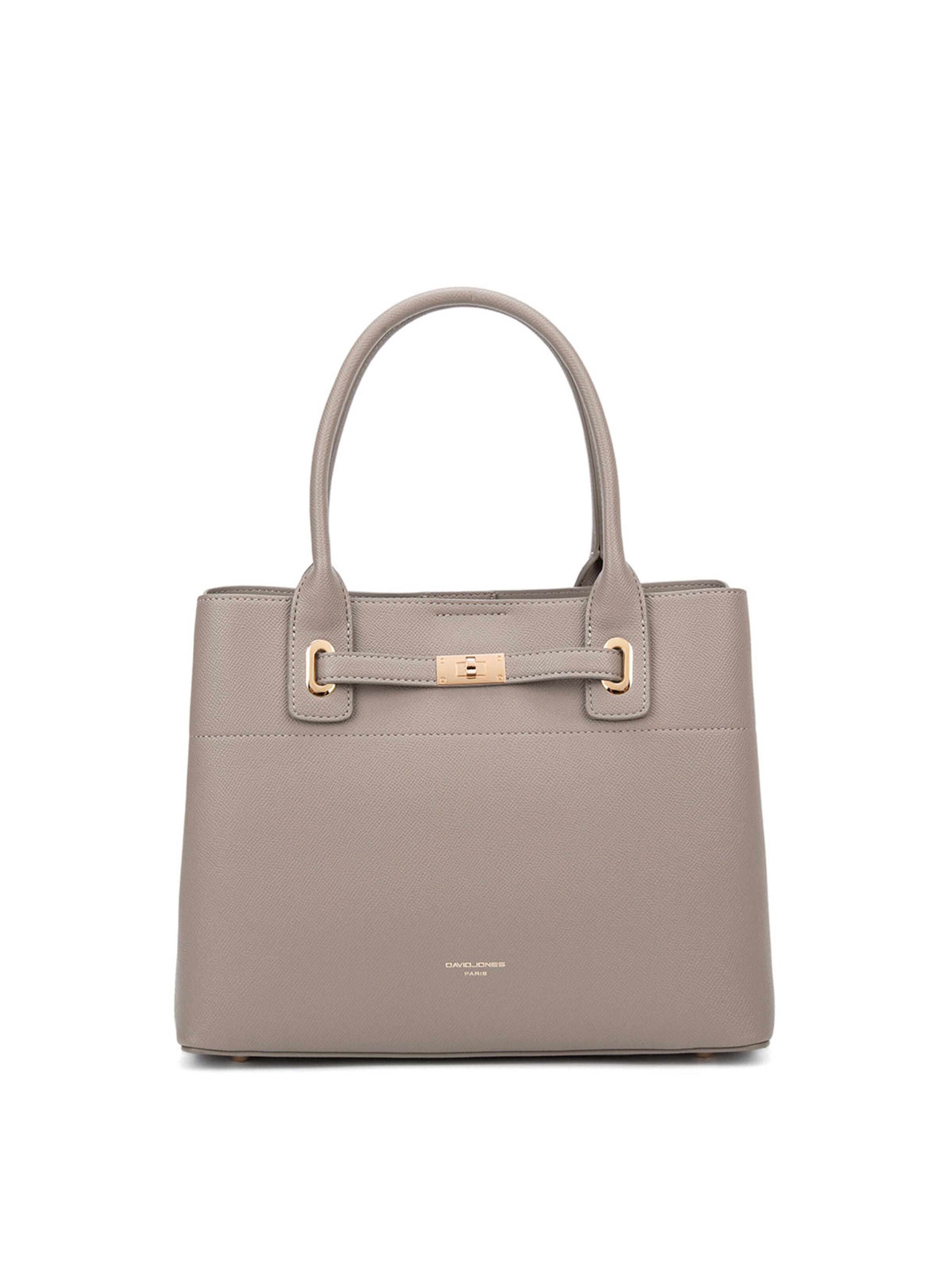 Borsa a mano di David Jones in grigio: frontale
