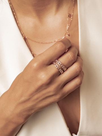 Hey Happiness Ring 'Double Chain' in Gold