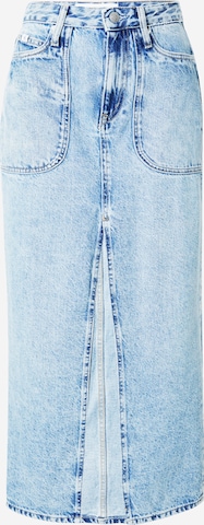 Calvin Klein Jeans Sukně – modrá: přední strana