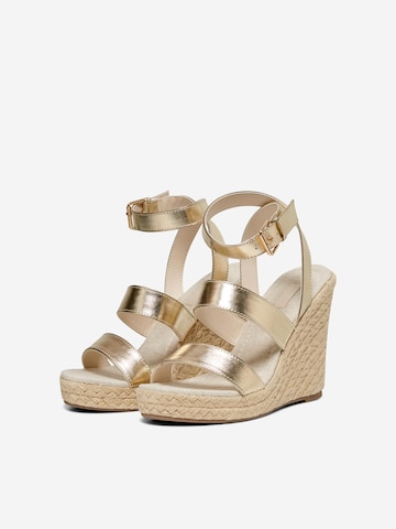 ONLY - Sandalias 'AMELIA' en oro