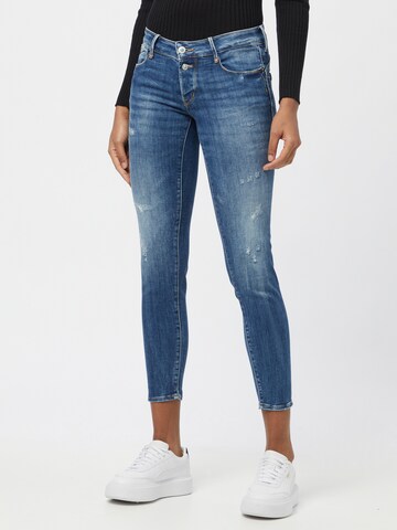 Le Temps Des Cerises Skinny Jeans in Blau: predná strana