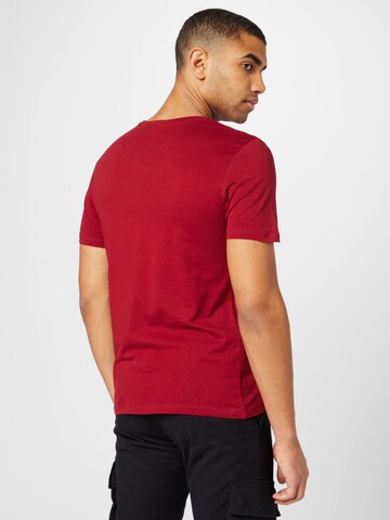 JACK & JONES T-Shirt in Rot