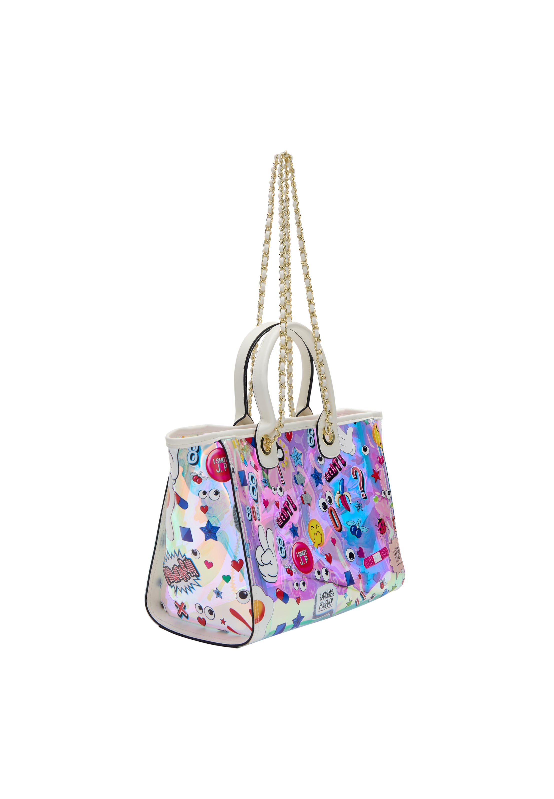 MYMOShopper torba 'Pop Eyetheme' - bijela boja