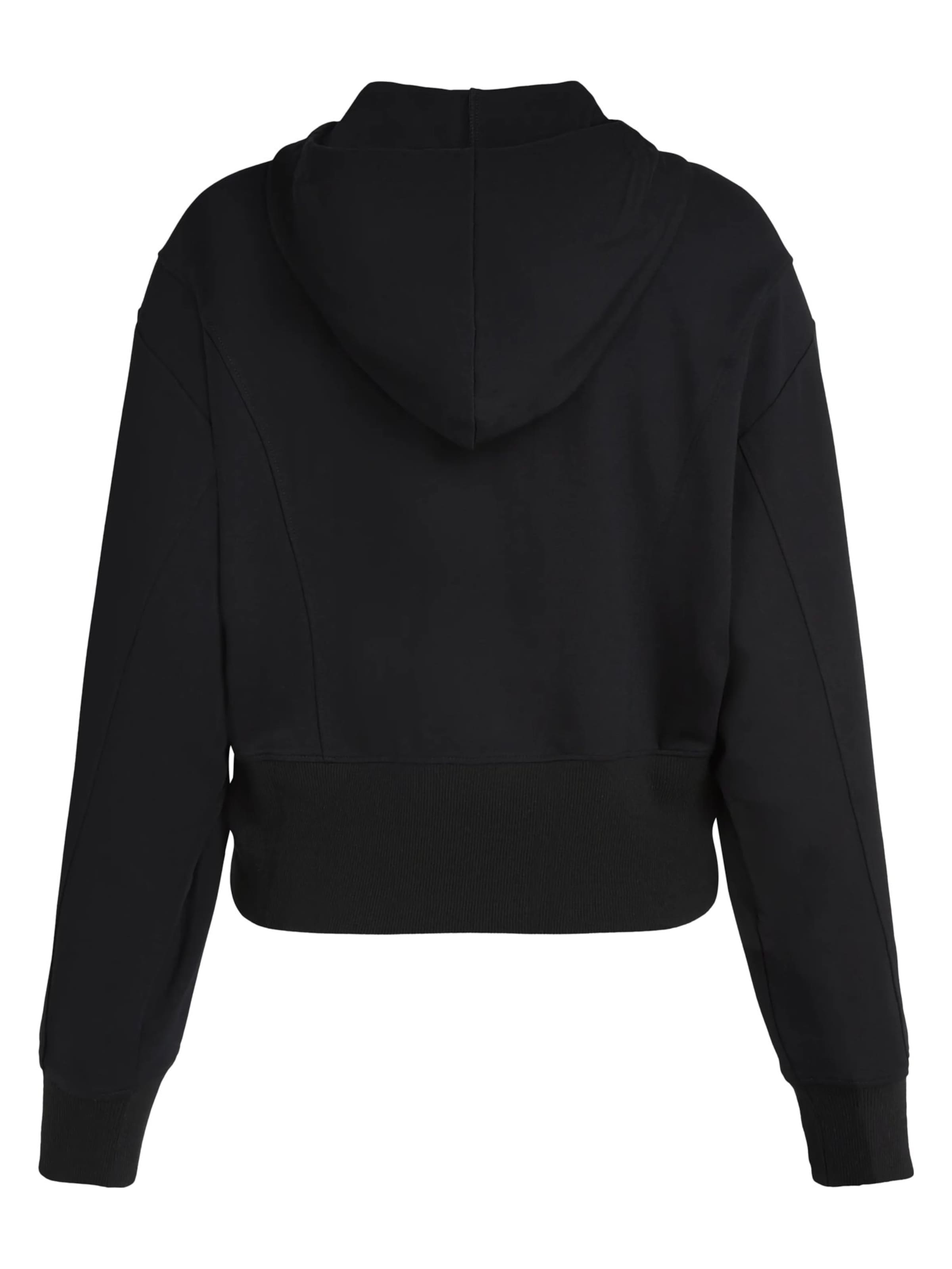 KARL LAGERFELD JEANS Sweat jacket 'Milano' in Black