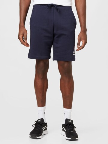 ADIDAS SPORTSWEAR Normální Sportovní kalhoty 'Essentials' – modrá: přední strana