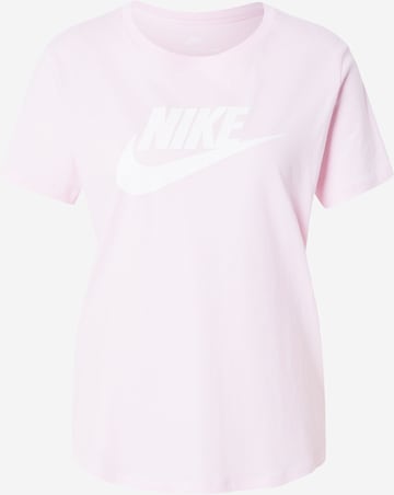 Nike Sportswear Футболка 'Essential' в Ярко-розовый: спереди