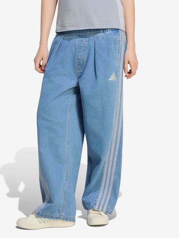ADIDAS SPORTSWEAR Wide Leg Urheiluhousut värissä sininen: etupuoli