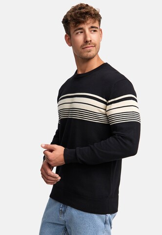 INDICODE JEANS Trui 'League' in Zwart