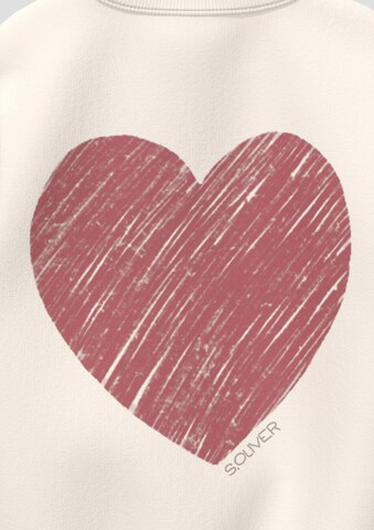 s.Oliver Sweatshirt in Wit