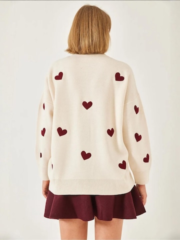 Bianco Lucci - Pullover oversized em bege