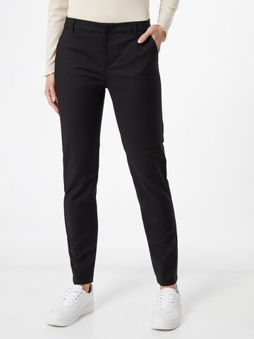 VERO MODA Slimfit Chino in Zwart: voorkant