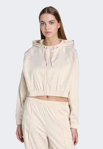 ADIDAS ORIGINALS Prehodna jakna 'PEARL' | bela barva: sprednja stran