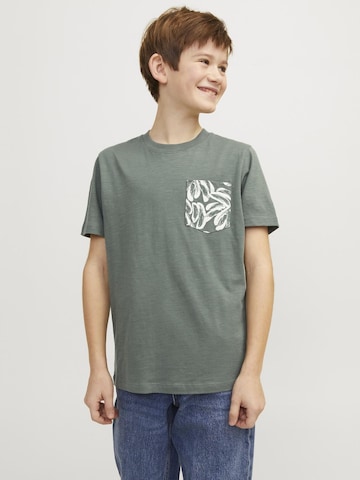 Jack & Jones Junior T-Shirt 'LAFAYETTE' in Grün: predná strana