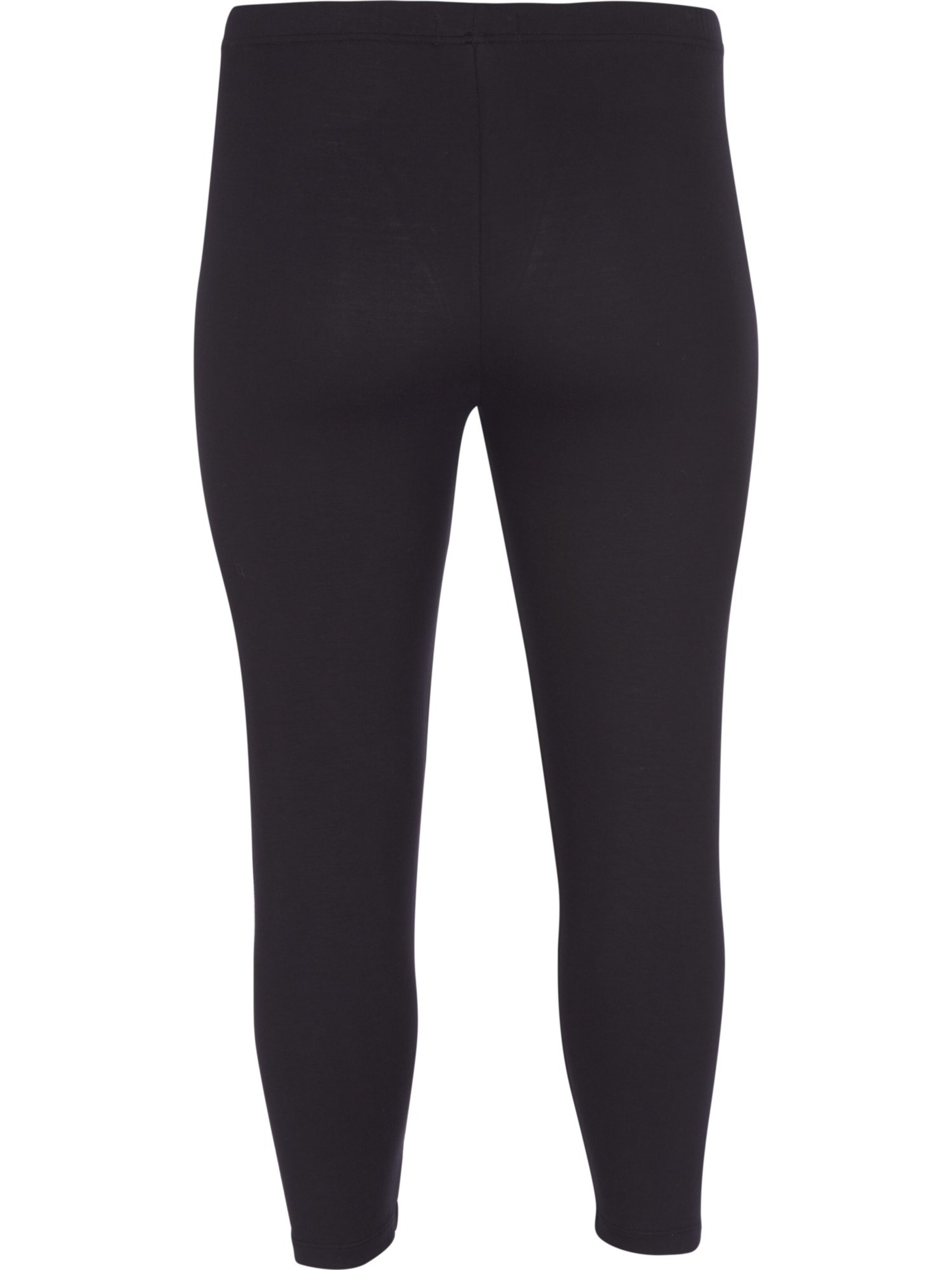 Skinny Leggings Zizzi en noir : devant